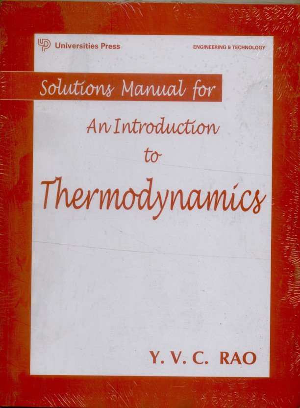 an introduction to thermodynamics by yvc rao